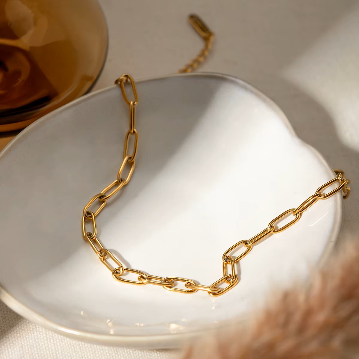 Detail článků – ELENYS Classic Chain náramek na nohu